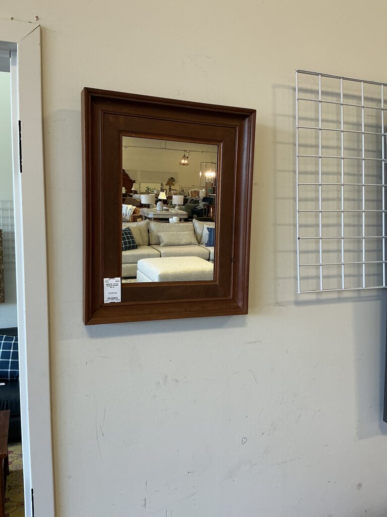 Vintage Medium Stained Mirror