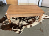 Angelica Lift Top Coffee Table w/ Storage-Natural (AS-IS, Dent on Trim)