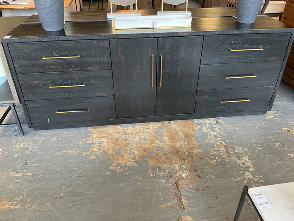 Suki Large Media Console - Burnish