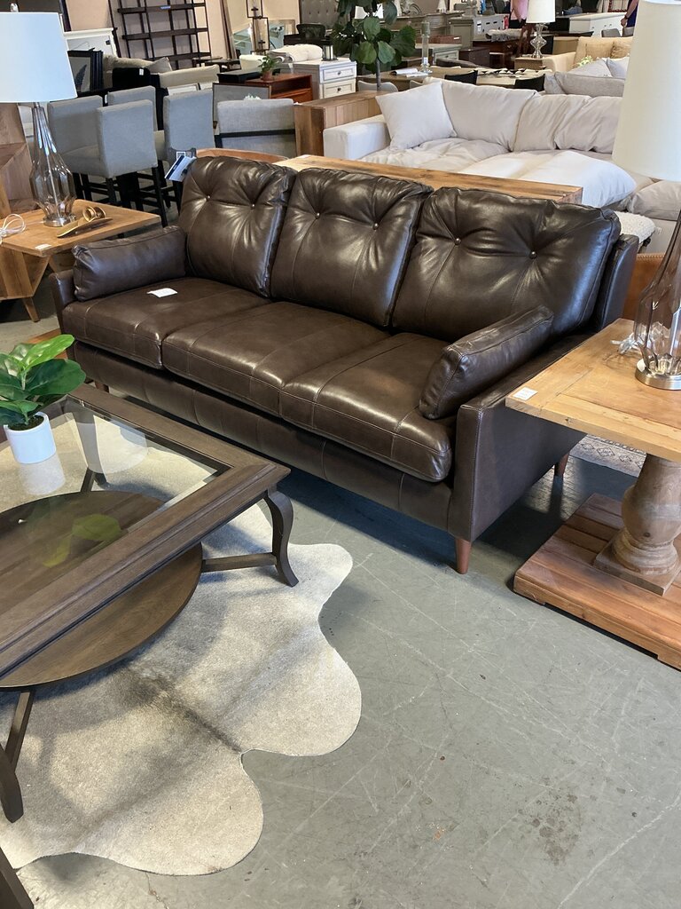 Trevin Sofa - Espresso Leather