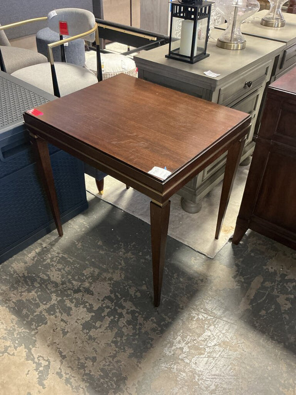 Ava End Table- Dark Wood