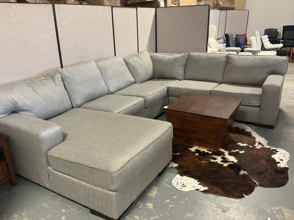 Grey Sectional By Ashley