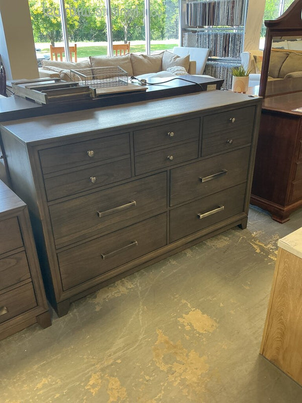 Dark Wood 7 Drawer Dresser