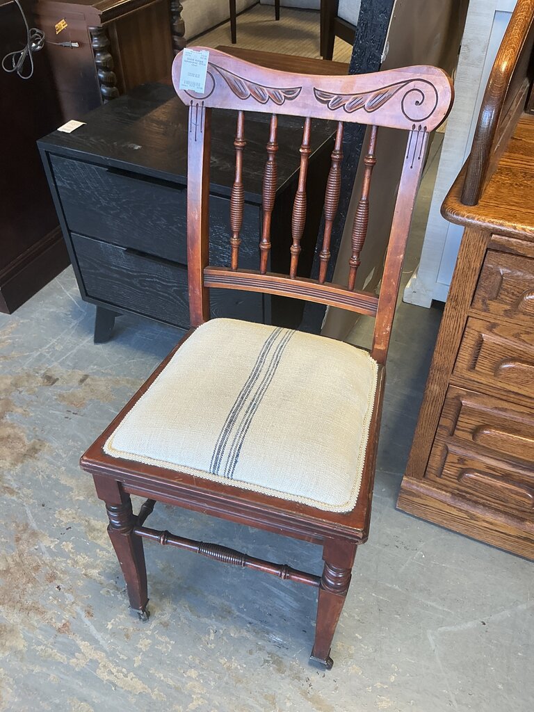 Antique Upholstered Office Chair