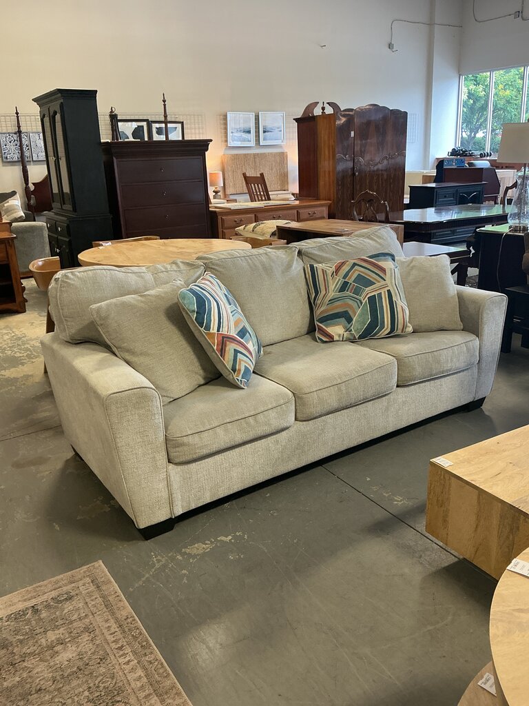 Grey 3-Cushion Sofa
